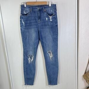 Wild Fable Distressed Blue Women's Jeans size 12